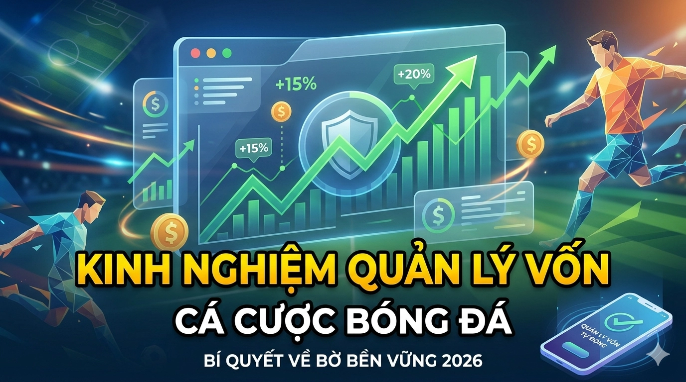 kinh nghiệm quản lý vốn cá cược bóng đá