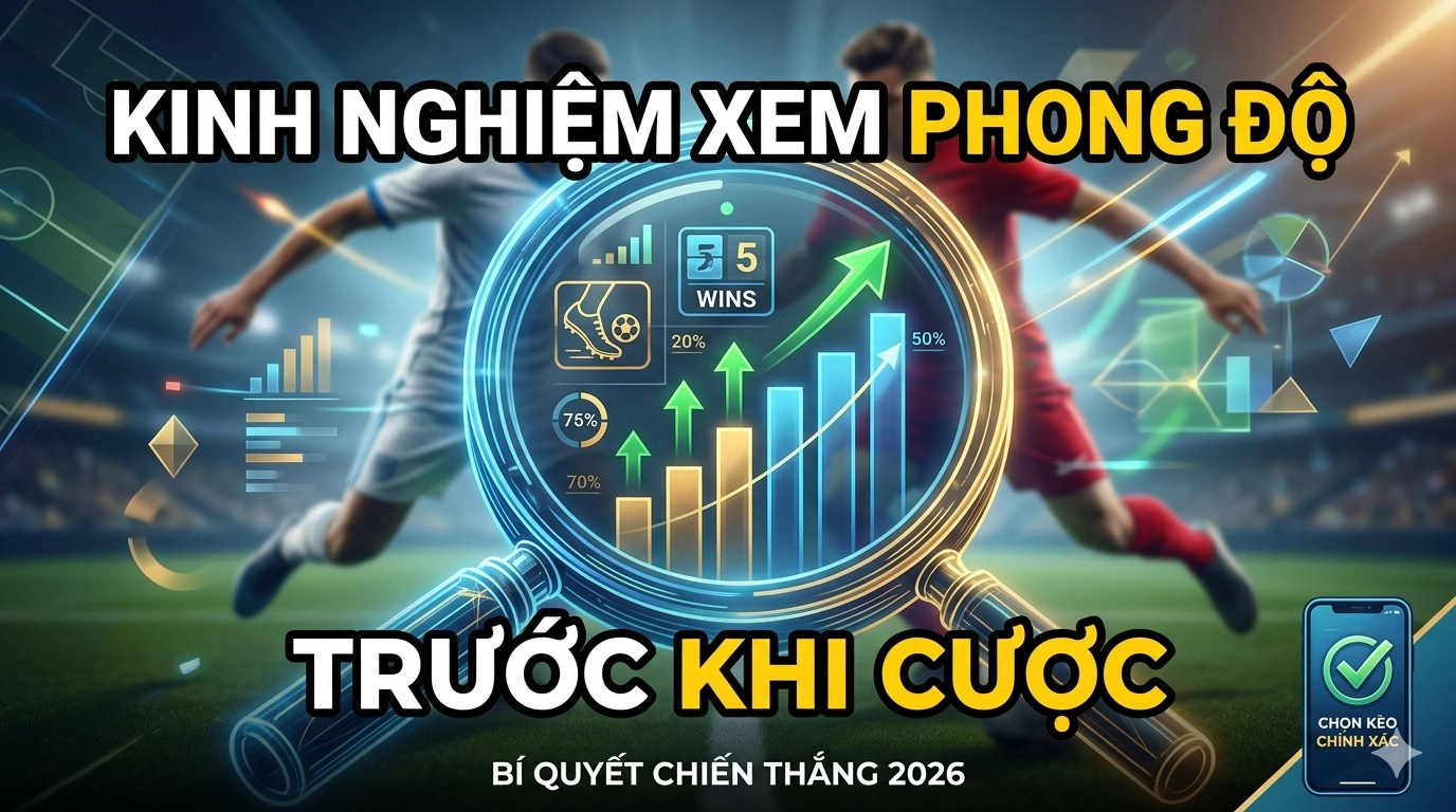 kinh nghiệm xem phong độ đội bóng trước khi cược